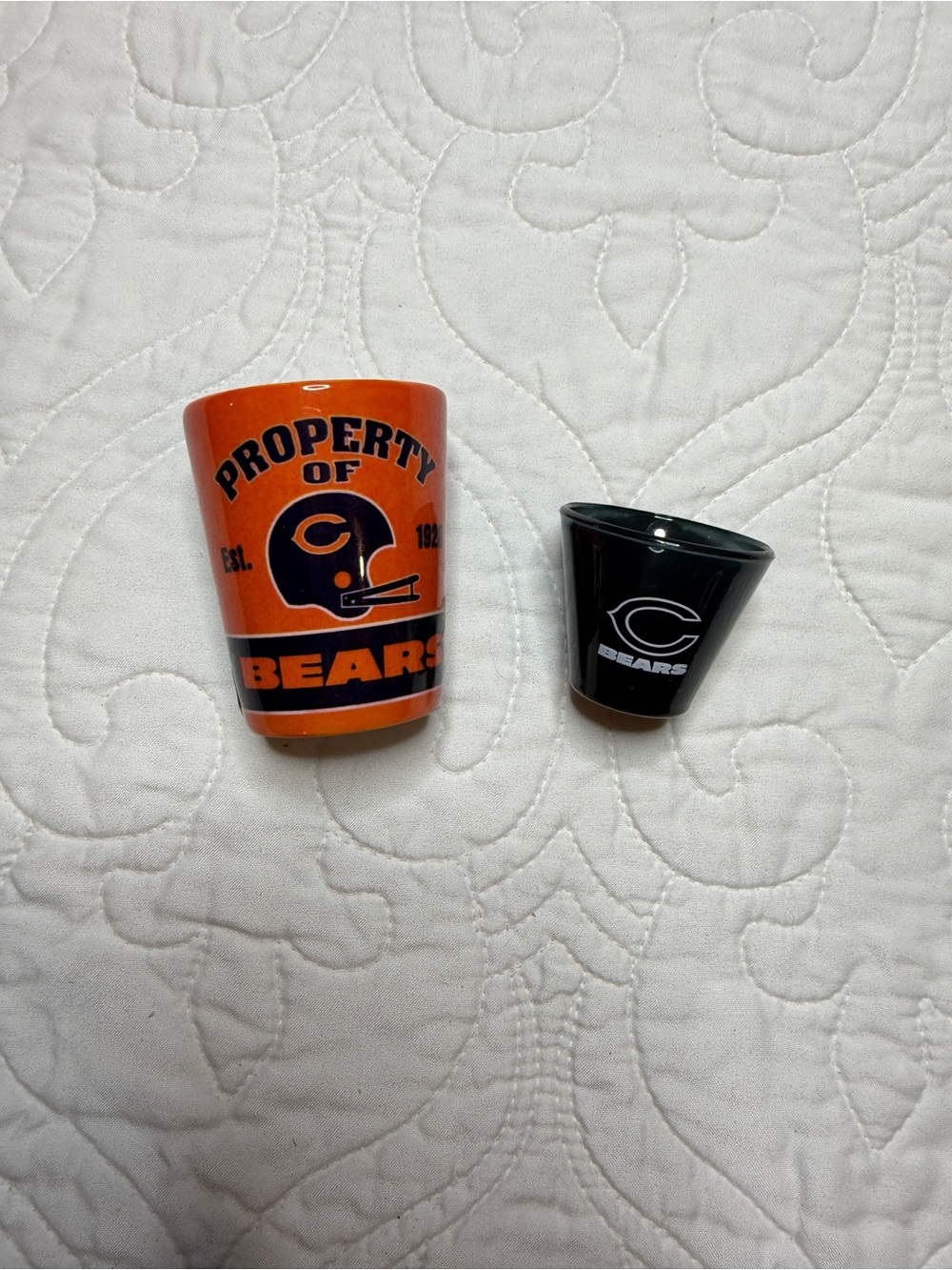 NFL Chicago Bears Orange and Black Shot Glass Set